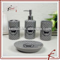 full ceramic shower accessory with decor